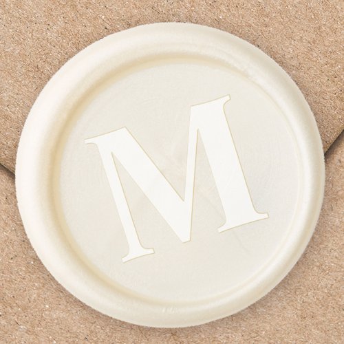Monogram Modern Elegant Wax Simple Initial Wax Seal Stamp