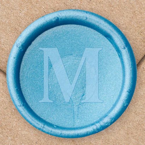Monogram Modern Elegant Wax Simple Initial Wax Seal Stamp