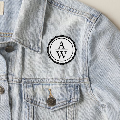 Monogram Modern Initial Patch