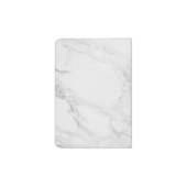 Monogram modern marble passport holder (Back)