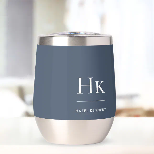 PGCo Designs Monogram Wine Tumbler