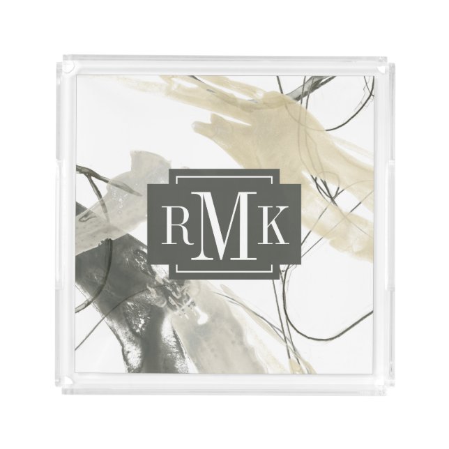 Monogram | Monochrome Momentum Acrylic Tray (Front)