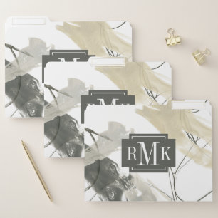 Monogram   Monochrome Momentum File Folder