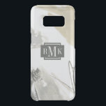 Monogram | Monochrome Momentum Uncommon Samsung Galaxy S8 Case<br><div class="desc">Monochrome Momentum IV by June Erica Vess. Features scattered lines and shapes in neutral tones.</div>