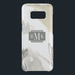 Monogram | Monochrome Momentum Uncommon Samsung Galaxy S8 Case<br><div class="desc">Monochrome Momentum IV by June Erica Vess. Features scattered lines and shapes in neutral tones.</div>