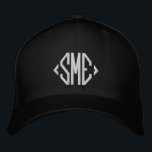 Monogram Monogrammed Initials Custom Personalized Embroidered Baseball Cap<br><div class="desc">Monogram Monogrammed Initials Custom Personalized Embroidered Baseball Cap features the simple modern embroidered monogram of your initials. Perfect as a gift for family and friends for birthday,  Christmas,  Father's Day,  Mother's Day,  weddings and more. Created by Evco Studio www.zazzle.com/store/evcostudio</div>