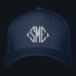Monogram Monogrammed Initials Custom Personalized Embroidered Baseball Cap<br><div class="desc">Monogram Monogrammed Initials Custom Personalized Embroidered Baseball Cap features the simple modern embroidered monogram of your initials. Perfect as a gift for family and friends for birthday,  Christmas,  Father's Day,  Mother's Day,  weddings and more. Created by Evco Studio www.zazzle.com/store/evcostudio</div>