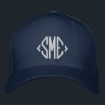 Monogram Monogrammed Initials Custom Personalized Embroidered Baseball Cap<br><div class="desc">Monogram Monogrammed Initials Custom Personalized Embroidered Baseball Cap features the simple modern embroidered monogram of your initials. Perfect as a gift for family and friends for birthday,  Christmas,  Father's Day,  Mother's Day,  weddings and more. Created by Evco Studio www.zazzle.com/store/evcostudio</div>