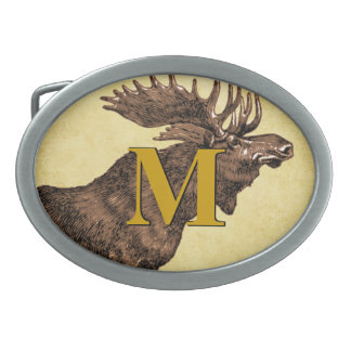 Monogram Moose Belt Buckle