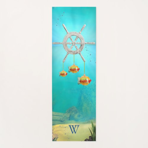 Monogram multicolored Deep Sea Underwater Yoga Mat