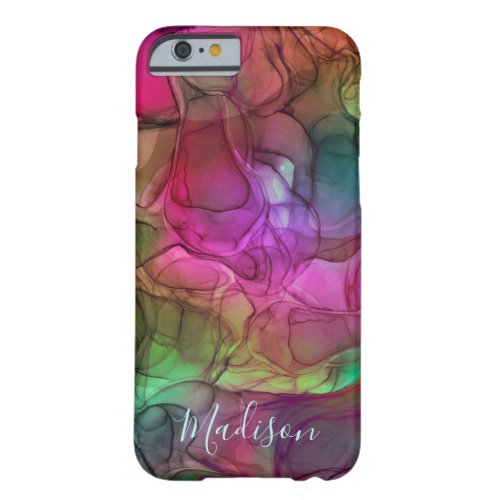 Monogram multicoloured marbling dreams Case_Mate i Barely There iPhone 6 Case