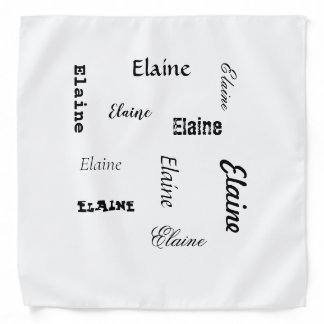 Monogram multiple time bandana
