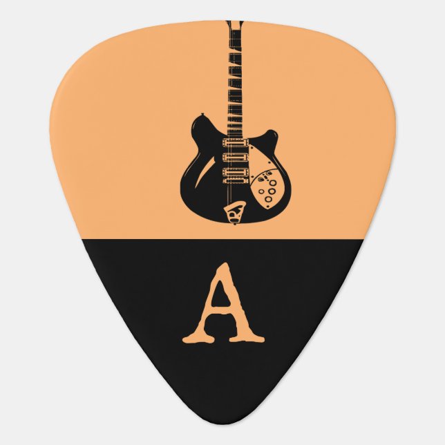 Monogram  Music Electric Bass Guitar Pick (Front)