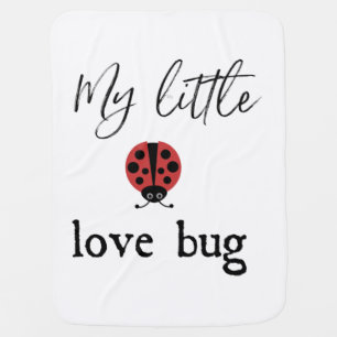 MONOGRAM MY LITTLE LOVE BUG baby blanket