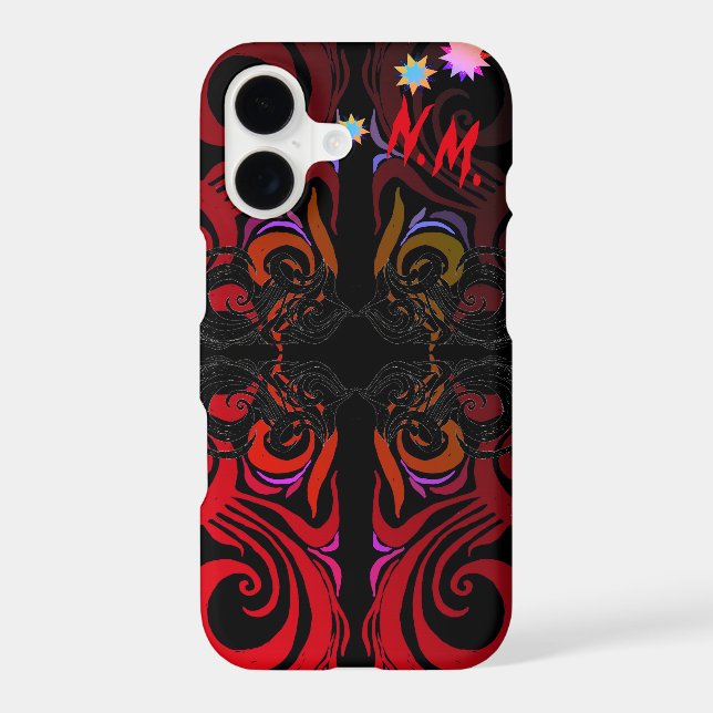 Monogram Mystery Star Iphone Case (Back)