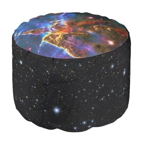 Monogram Mystic Mountains _ Carina Nebula Pouf