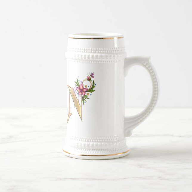Monogram N Gift  Mug (Right)