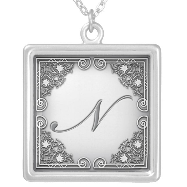 Monogram "N" Necklace (Front)