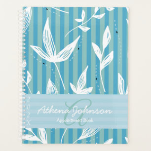 Monogram Name Appointment Book 2025 Blue Planne Planner