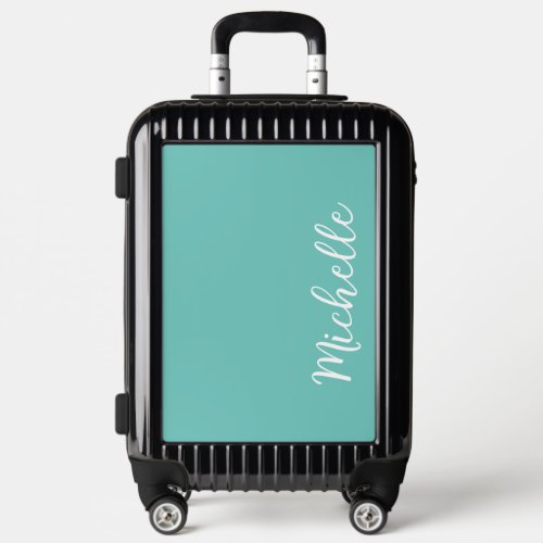 Monogram Name Custom Personalized Minimalistic Luggage