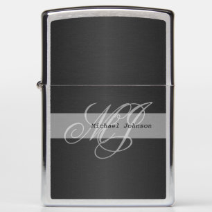 Monogram & Name Design Pattern Zippo Lighter