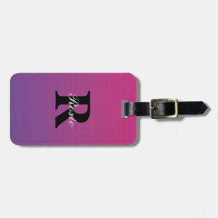 Monogram Name Double Sided JK 2022 Luggage Tag