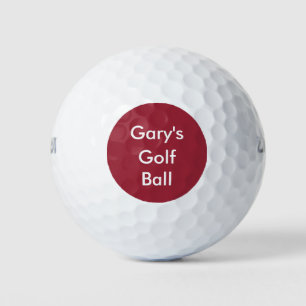 Monogram Name Drop Golf Balls