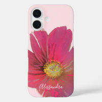 Monogram Name Floral Watercolor Wildflower Pastel