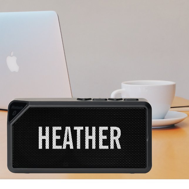 Monogram Name Personalized Bluetooth Speaker (Creator Uploaded)