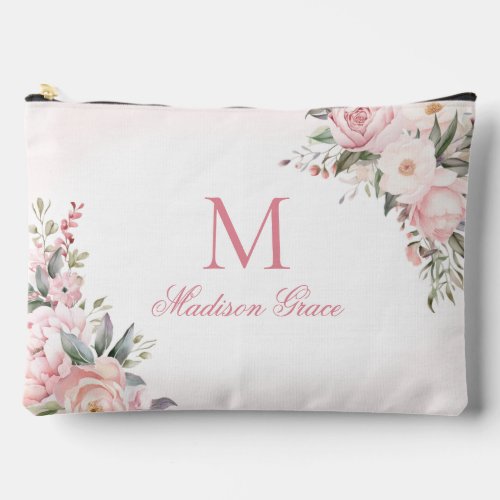 Monogram Name Personalized Custom Accessory Pouch