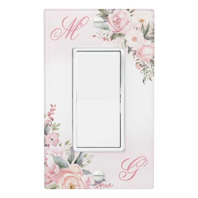 Monogram Name Personalized Custom Light Switch Cover (In Situ)