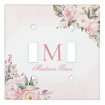 Monogram Name Personalized Custom Light Switch Cover