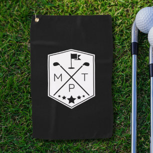 Monogram Name Personalized Golf Towel