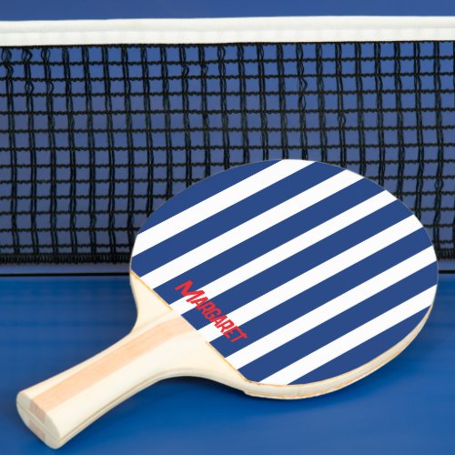 Monogram name Ping Pong Paddle