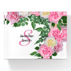 Monogram & Name - Pink Roses