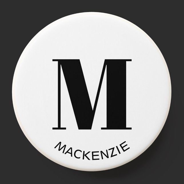 Monogram Name Simple PopSocket (Creator Uploaded)