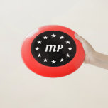 Monogram Name White Stars Personalized Wham-O Frisbee Monogram Name White Stars Personalized Wham-O Frisbee