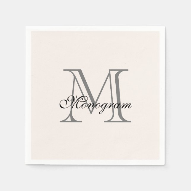 Monogram Napkins (Front)