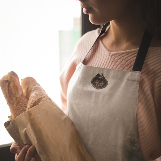 Monogram Nature Stamp | Custom Name Apron (Creator Uploaded)