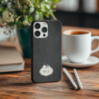 Monogram Nature Stamp | Custom Name iPhone 16 Pro Case