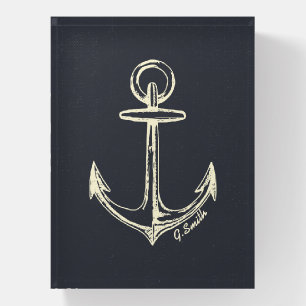 Monogram Nautical Anchor Paperweight