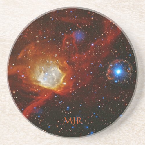 Monogram Nebula N90 and Pulsar SXP1062 Drink Coaster