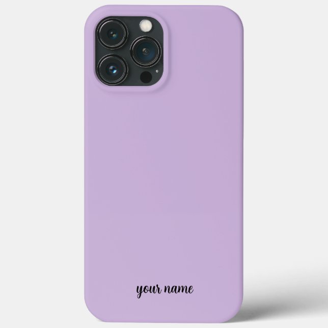 monogram neutral minimalist purple Case-Mate iPhone case (Back)