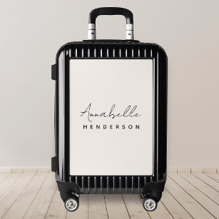 Monogram Neutral | Modern Minimalist Stylish Luggage