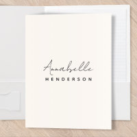 Monogram Neutral | Modern Minimalist Stylish