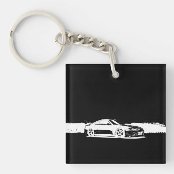 Monogram Nissan Silvia Keychain by K2Pphotography at Zazzle