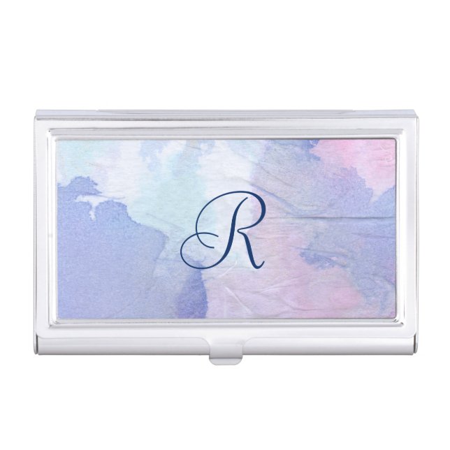 Monogram | Northern Lights II Case For Business Cards (Front)