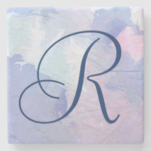 Monogram Northern Lights II Stone Coaster