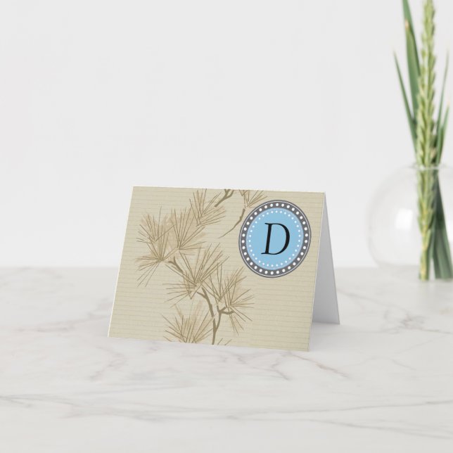 Monogram Note Cards (Front)