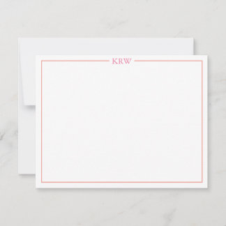 Monogram Notecards